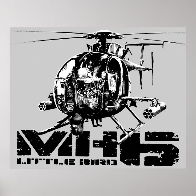 MH-6 Little Bird Poster (Front)