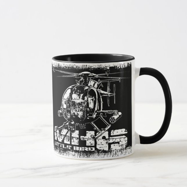 MH-6 Little Bird Ringer Coffee Mug (Right)