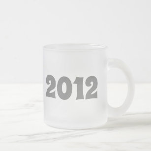 MHC Class of 2012 Blue Lion Frosted Glass Coffee Mug