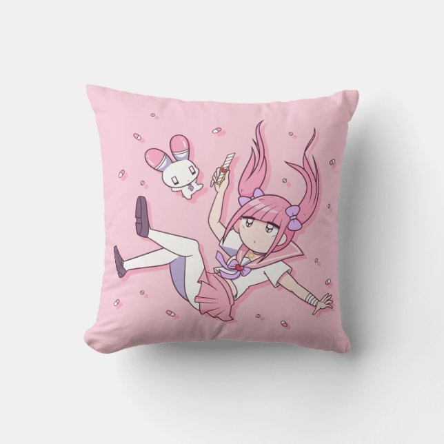 MHC pink dream Throw Pillow (Front)