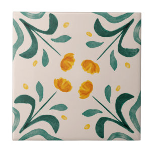 MHN Green and Yellow Tile Collection