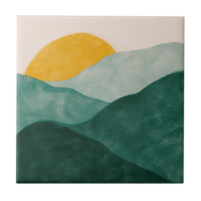 MHN Green and Yellow Tile Collection (Front)