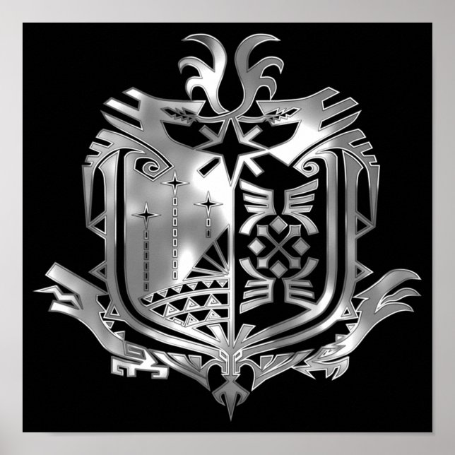 MHW Metal Emblem Poster (Front)