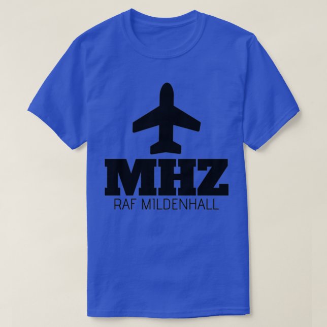 MHZ RAF Mildenhall Airport Code Souvenir  T-Shirt (Design Front)