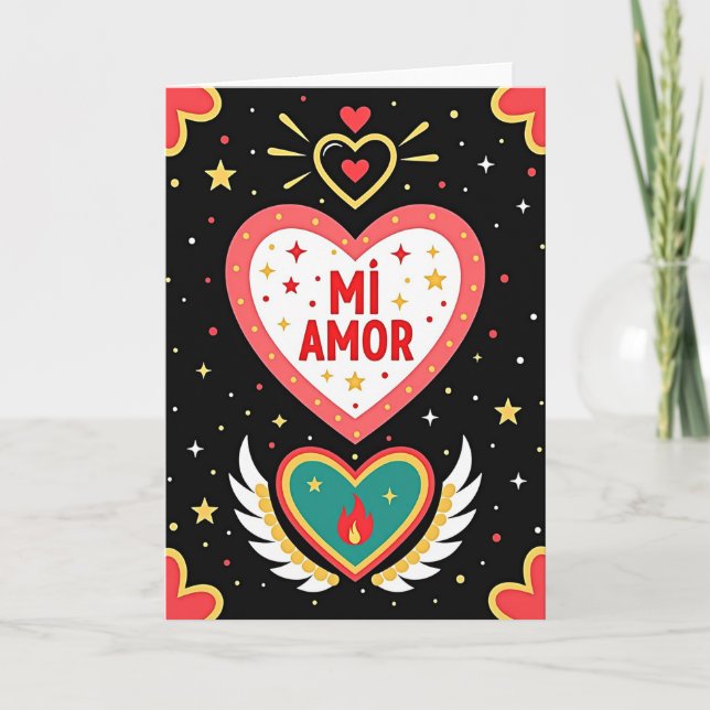 Mi Amor Romantic Card (Front)