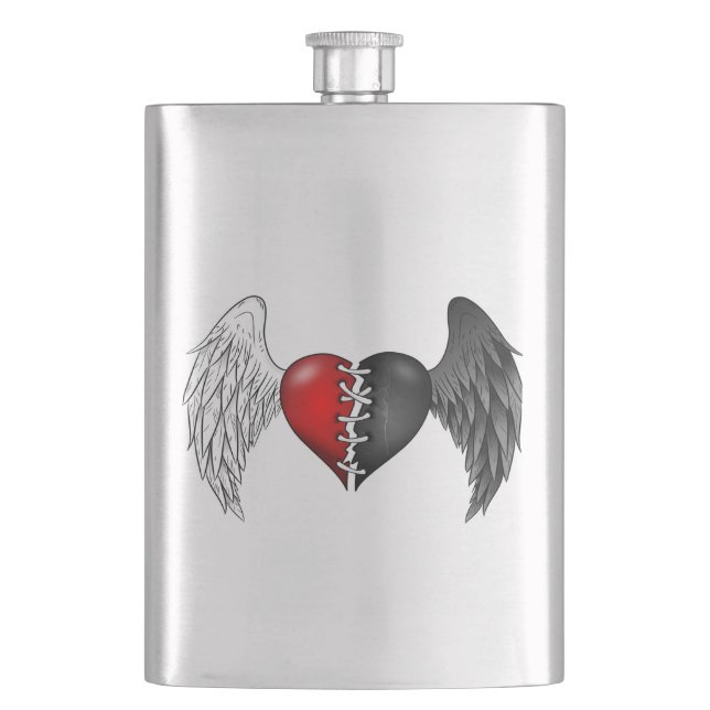 Mi-angel Half-Demon Blade Flask (Front)