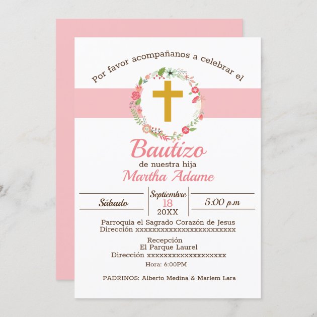 12 PC Bautizo INVITATIONS SPANISH Baptism INVITACIONES NINA ANGEL MI BAUTIZO Pk 