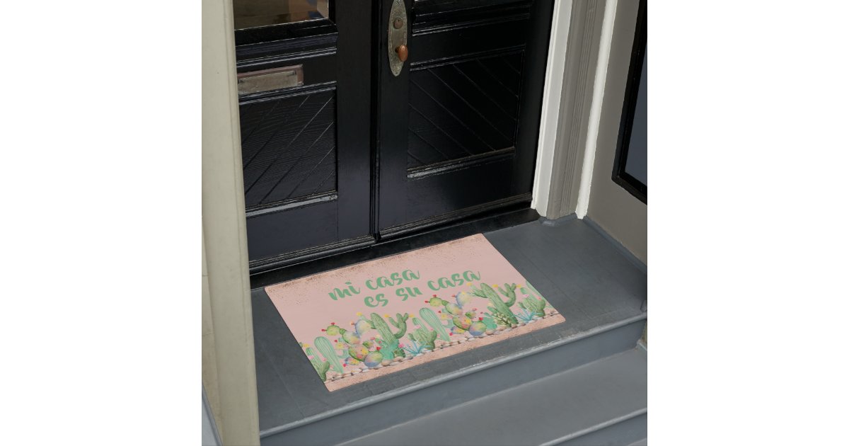 Mi Casa Es Su Casa Spanish Door Mat Zazzle Com