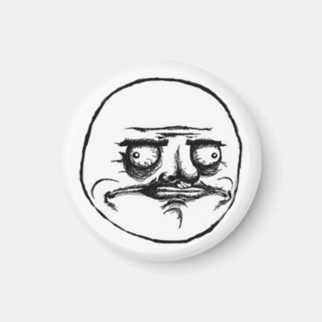 Mi Gusta Round Magnet 1 (Front)