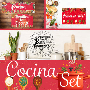 “Mi hermosa Familia, Buen Provecho”  Wall Decal