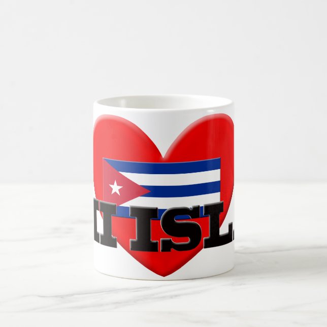 Mi Isla I Love Cuba Coffee Mug (Center)