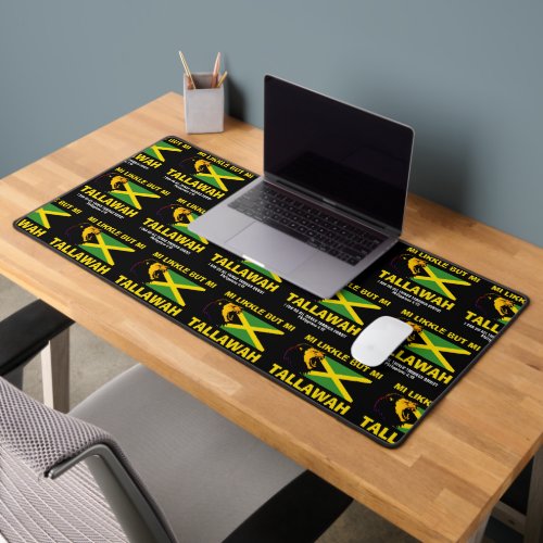 MI LIKKLE BUT MI TALLAWAH Christian Jamaica  Desk Mat