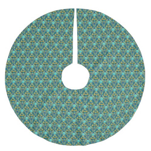 MI Military Intelligence Brushed Polyester Tree Skirt