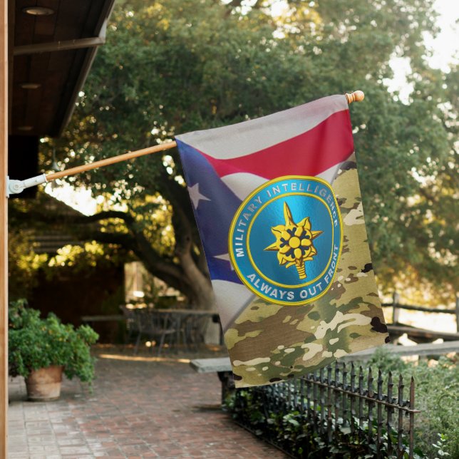 MI Military Intelligence  House Flag (In SItu)