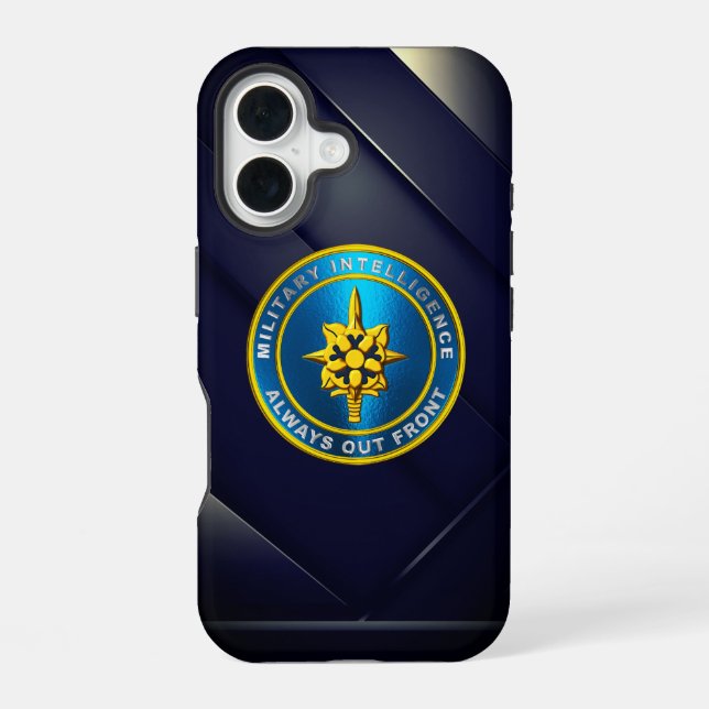 MI Military Intelligence  Iphone Case (Back)