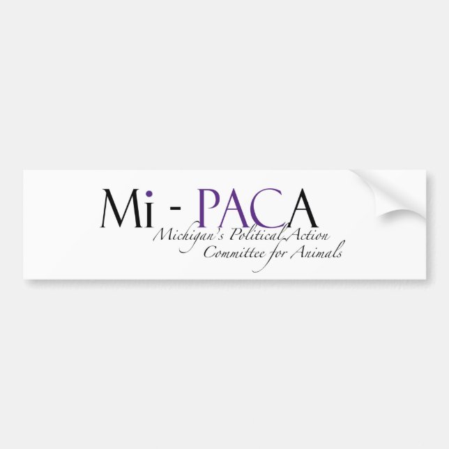 Mi-PACA Bumper Sticker (Front)