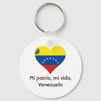 Mi patria, mi vida, Venezuela key chain