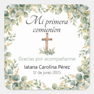 Mi Primera Comunion Stickers - First Communion