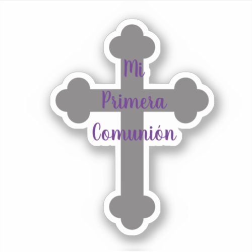 Mi Primera Comunion vinyl sticker