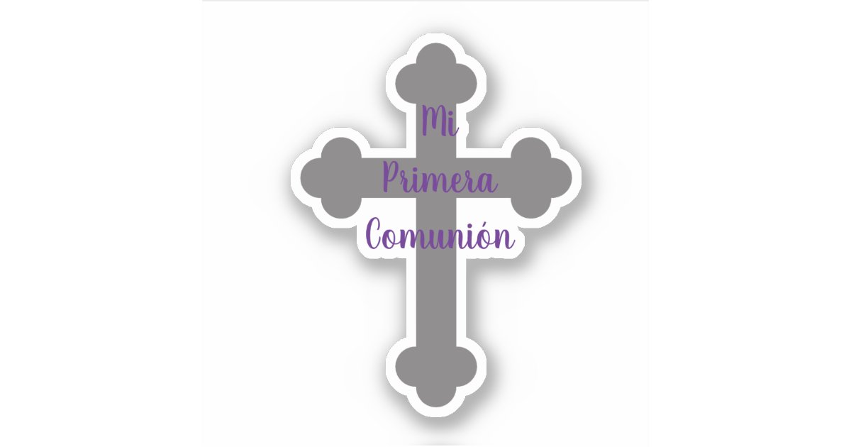 PRINTED| Mi Primera Comunion Sticker , First Communion Stickers