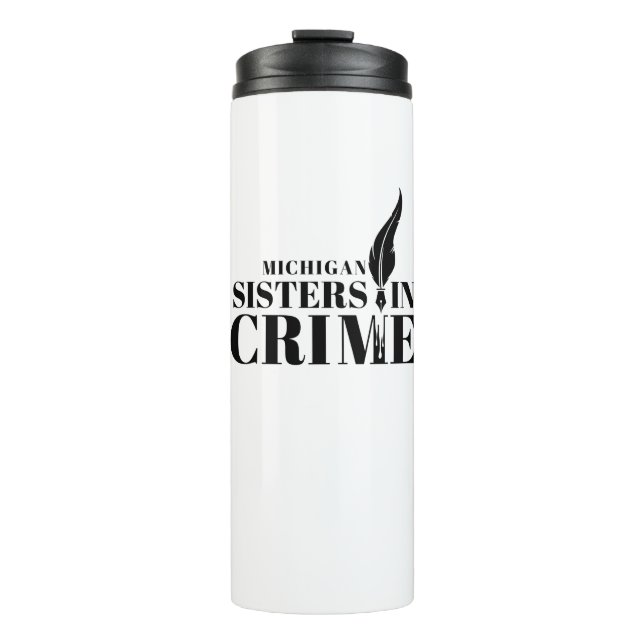 MI Sisters in Crime Thermal Mug (Front)