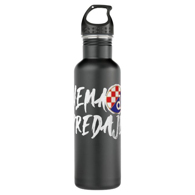 Mi Smo Dinamo Zagreb  Nema predaje Croatian Footba Stainless Steel Water Bottle (Front)