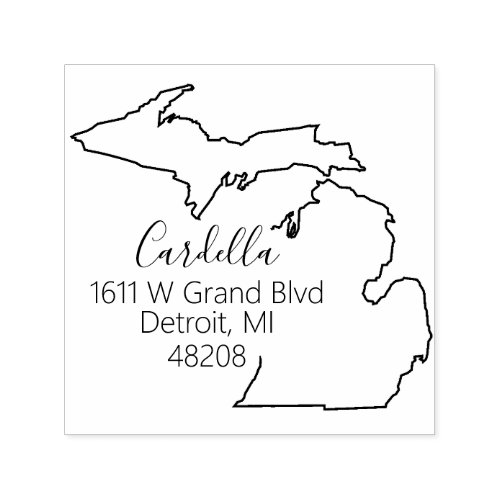 MI  State of Michigan Return Address Stamp