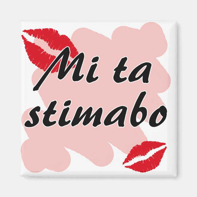 Mi ta stimabo - Papiamento I love you Magnet (Front)