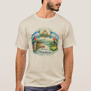Mi Tierra Honduras Tropical Art Tee