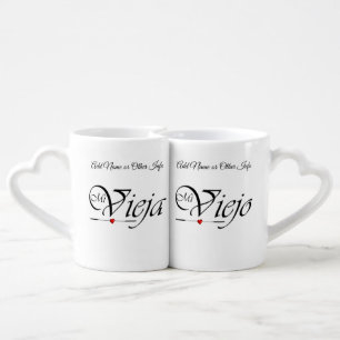 Mi Viejo y Mi Vieja - My Old Man - My Old Lady Coffee Mug Set