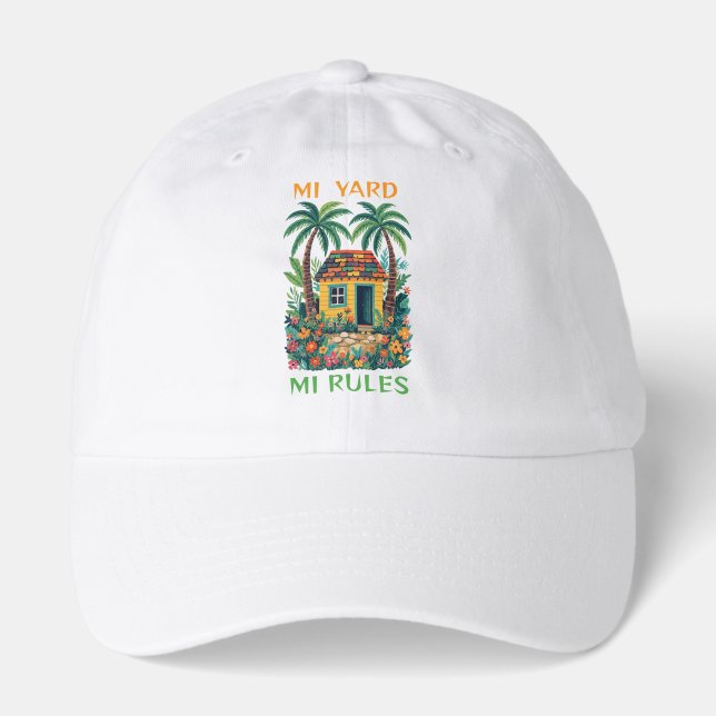 Mi yard mi rules jamaica tiny house hat (Front)