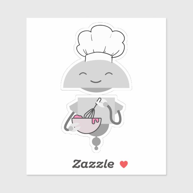 Mia chef sticker (Sheet)