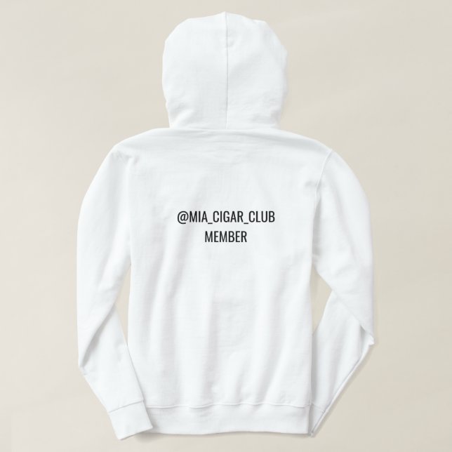 @MIA_CIGAR_CLUB Hoodie (Design Back)