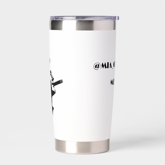 MIA Cigar Club Member's Tumbler (Left)