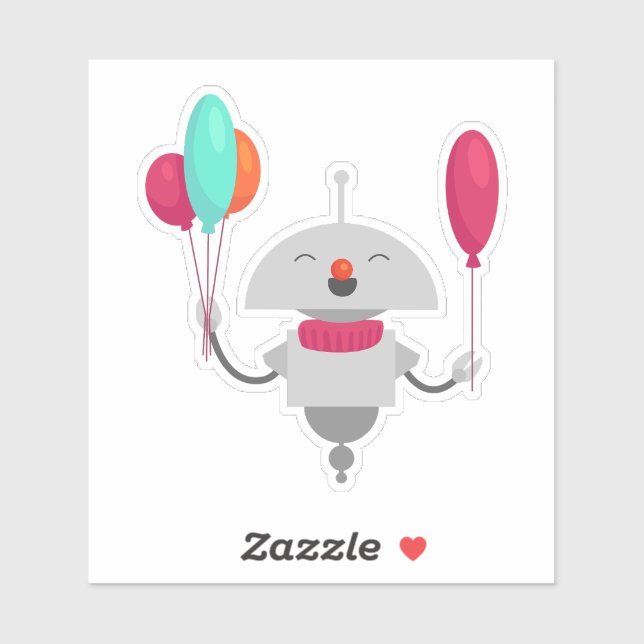 Mia clown sticker (Sheet)