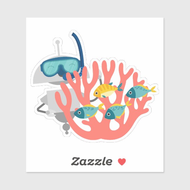 Mia diver sticker (Sheet)