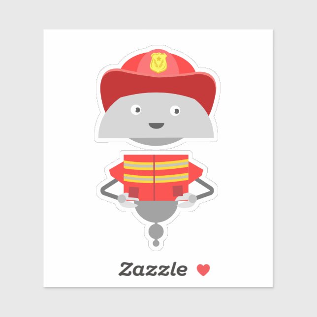 Mia fireman sticker (Sheet)