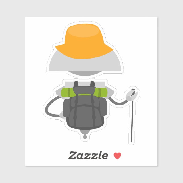 Mia hiking sticker (Sheet)