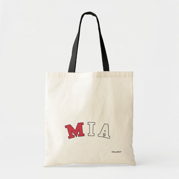 MIA in Florida State Flag Colors Bag