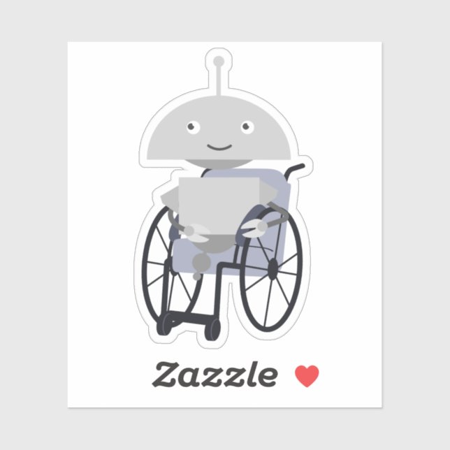 Mia in Wheelchair Sticker (Sheet)