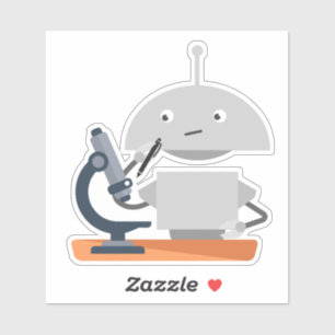 Mia microscope sticker