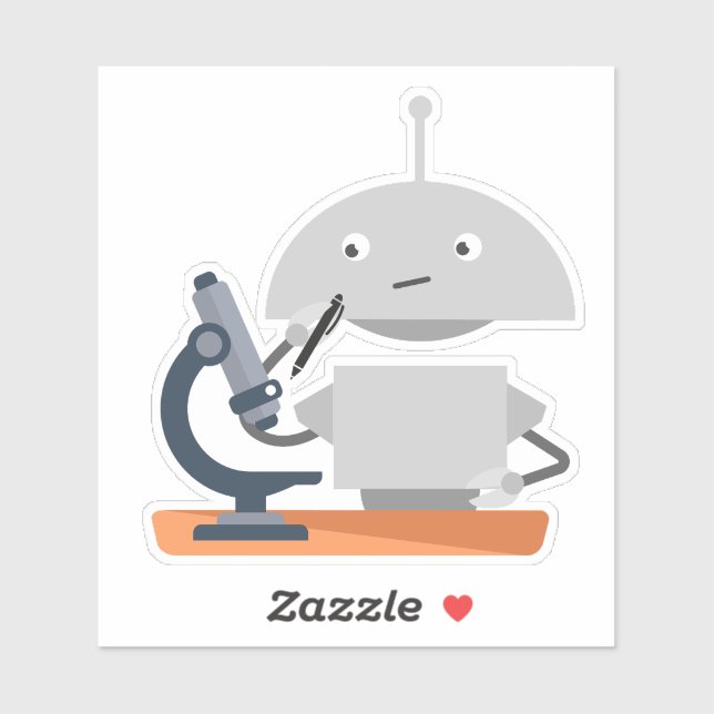 Mia microscope sticker (Sheet)