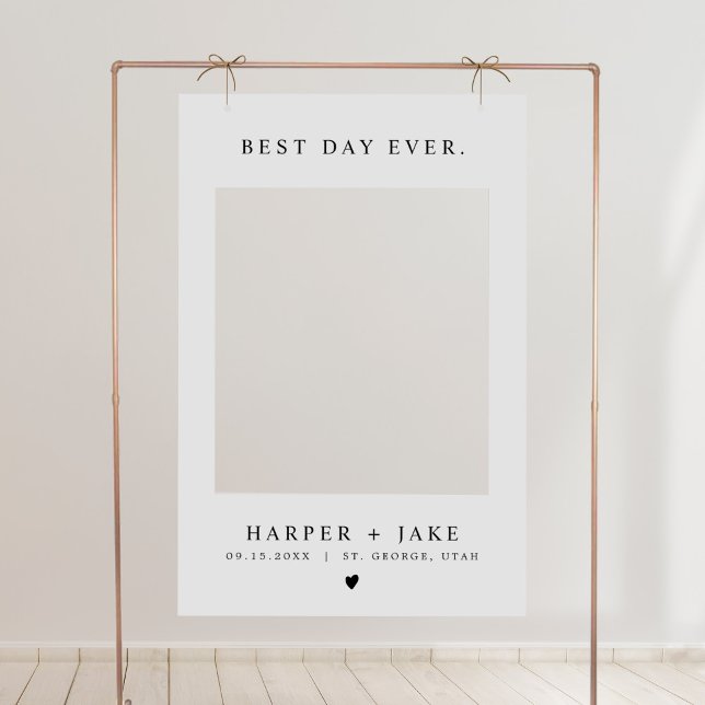 MIA Modern Minimalist Wedding Photo Frame Prop Foam Board (Creator Uploaded)