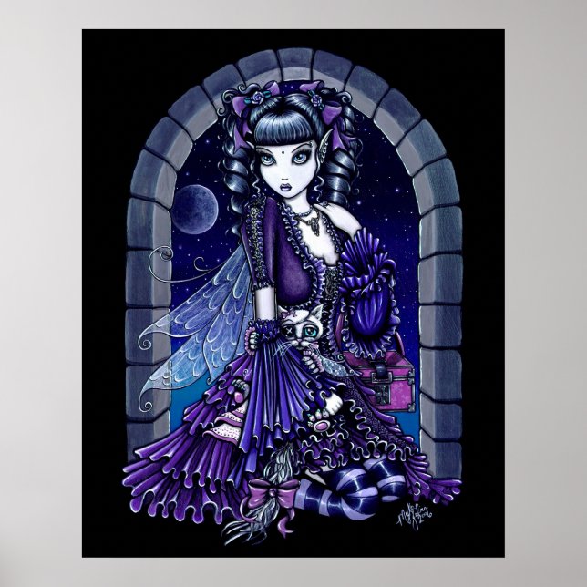 "Mia"  Moon Faery Poster (Front)