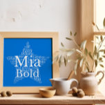 Mia Name Cloud Customizable Poster