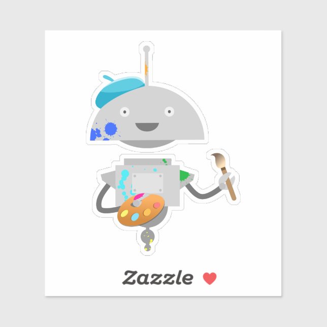 Mia painter sticker (Sheet)