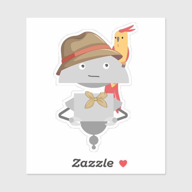 Mia parrot sticker (Sheet)