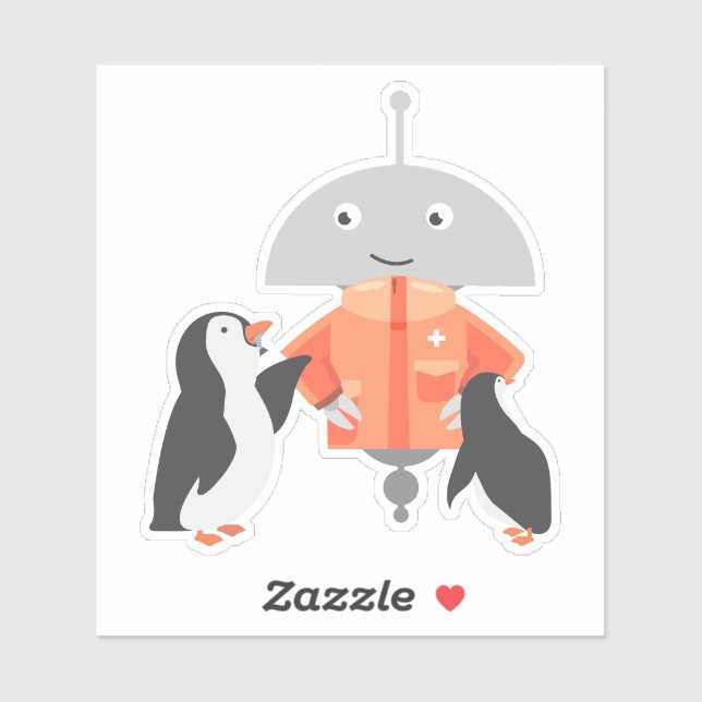 Mia penguins sticker (Sheet)