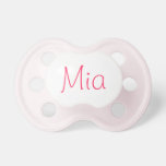 Mia Personalized Baby Name Pacifier at Zazzle