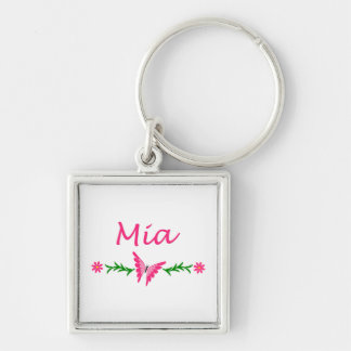 Mia (Pink Butterfly) Keychain